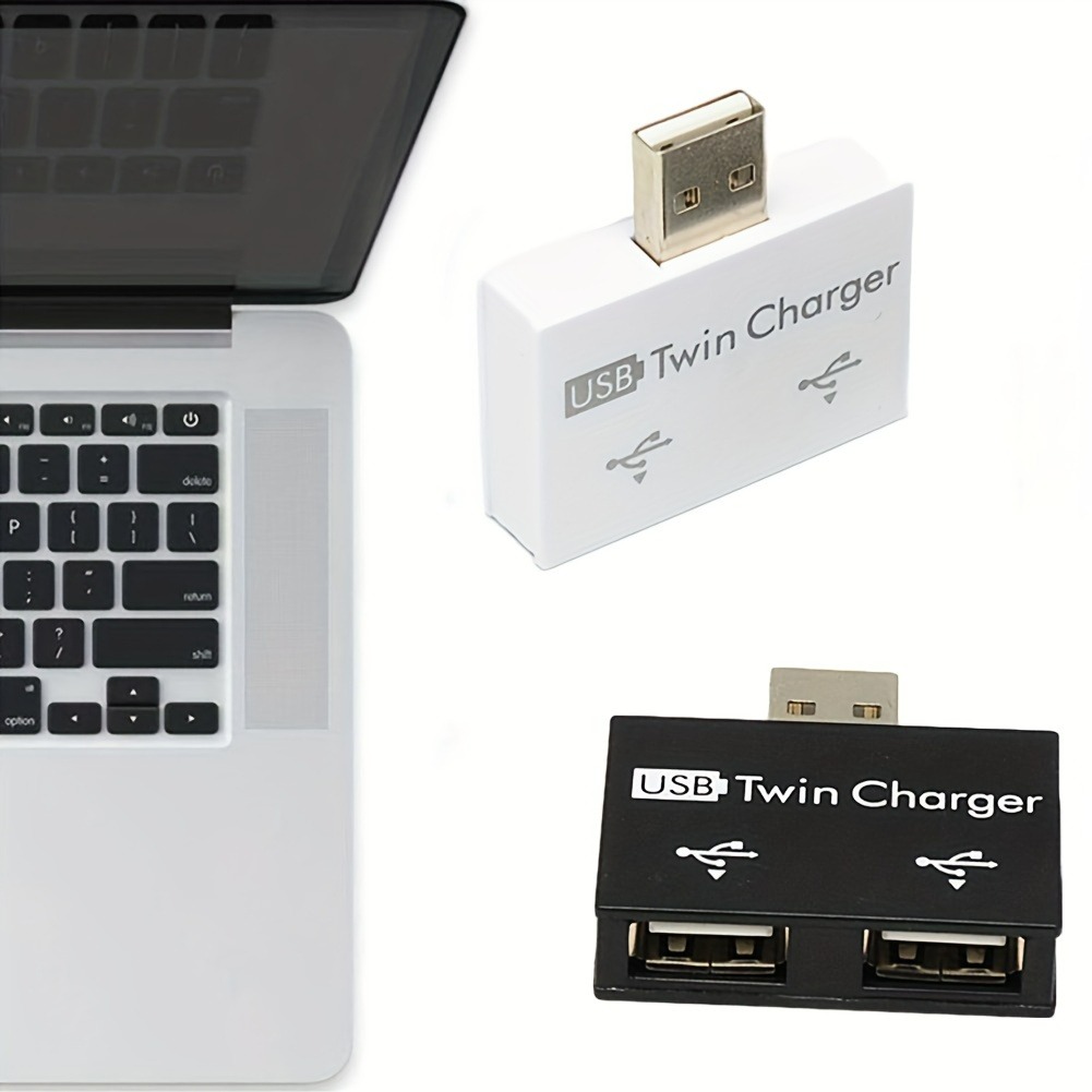 Desk Setup Usb Hub - USB2.0 Splitter 1 ชาย 2 พอร์ตหญิง