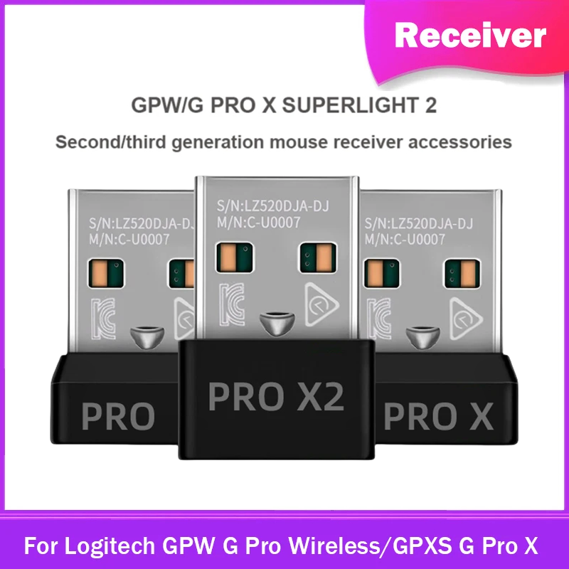 Logitech Mouse G Pro X Superlight - Original USB Dongle Receiver Adapter สําหรับ