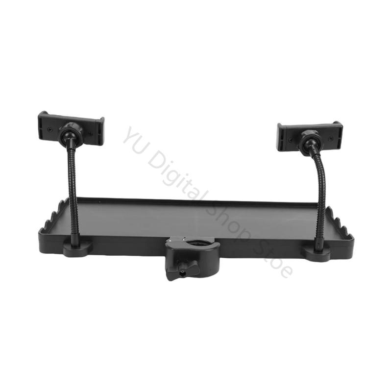 Desk Setup Online - 96BA Phone Setup Organizers ถาดคลิปไมโครโฟนสำหรับการสตรีมสด คลาสสนทนาด้วยเสียง