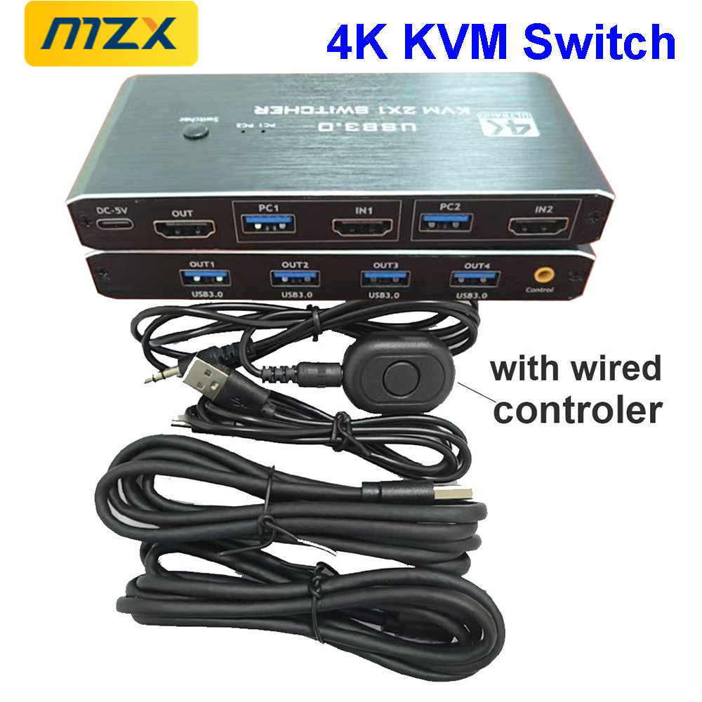Desk Setup Usb Hub - KVM สวิตช์ 4K 60Hz ฮับ USB