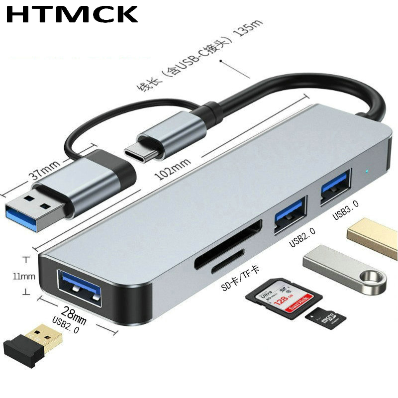 Desk Setup Usb Hub - ฮับ USB C แบบ 8 in