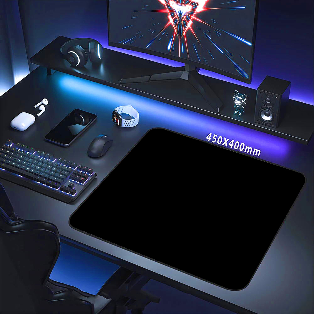 Desk Setup Gaming And Work - แผ่นรองเมาส์ Xxl แผ่นรองเมาส์แบบเรียบ สีพื้น อุปกรณ์เสริมสำหรับเล่นเกม ถาดวางคีย์บอร์ด