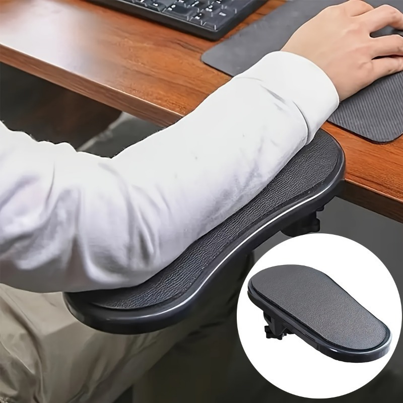 Ergonomic Desk Setup Keyboard - ตัวขยายที่เท้าแขนโต๊ะตามหลักสรีรศาสตร์ 1 ชิ้นสำหรับเล่นเกมและสำนักงาน - รองรับข้อศอกที่สะดวกสบาย เหมาะสำหรับการตั้งค่าคีย์บอร์ดและเมาส์