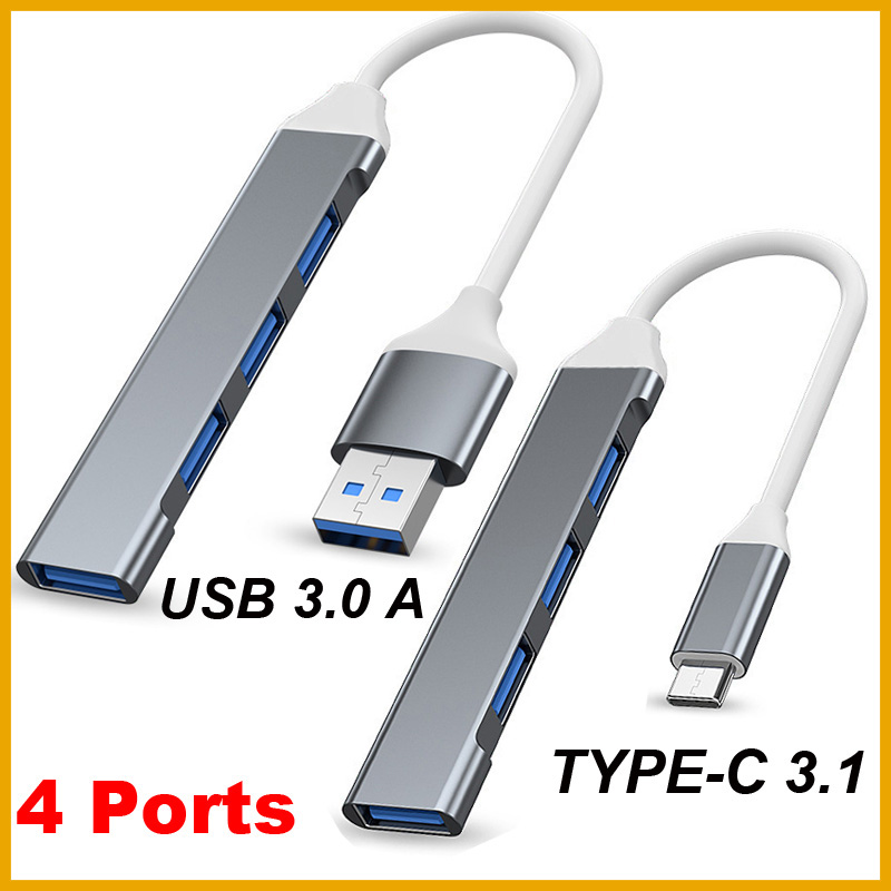 Desk Setup Usb Hub - ฮับ USB 3.0 TYPE-C 3.1 4