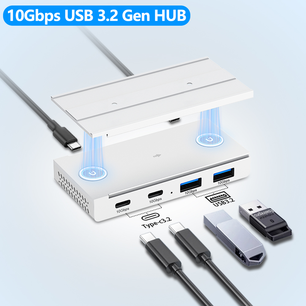 Desk Setup Mac - 10Gbps USB3.2 Gen2 HUB โต๊ะ USB