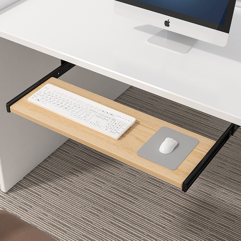 ถาดวางคีย์บอร์ดไม้ใต้โต๊ะพร้อม - Desk Setup Living Room บทวิจารณ์และราคา