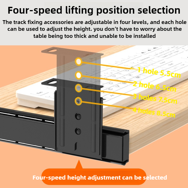 ถาดวางคีย์บอร์ดไม้ใต้โต๊ะพร้อม - Desk Setup Living Room บทวิจารณ์และราคา