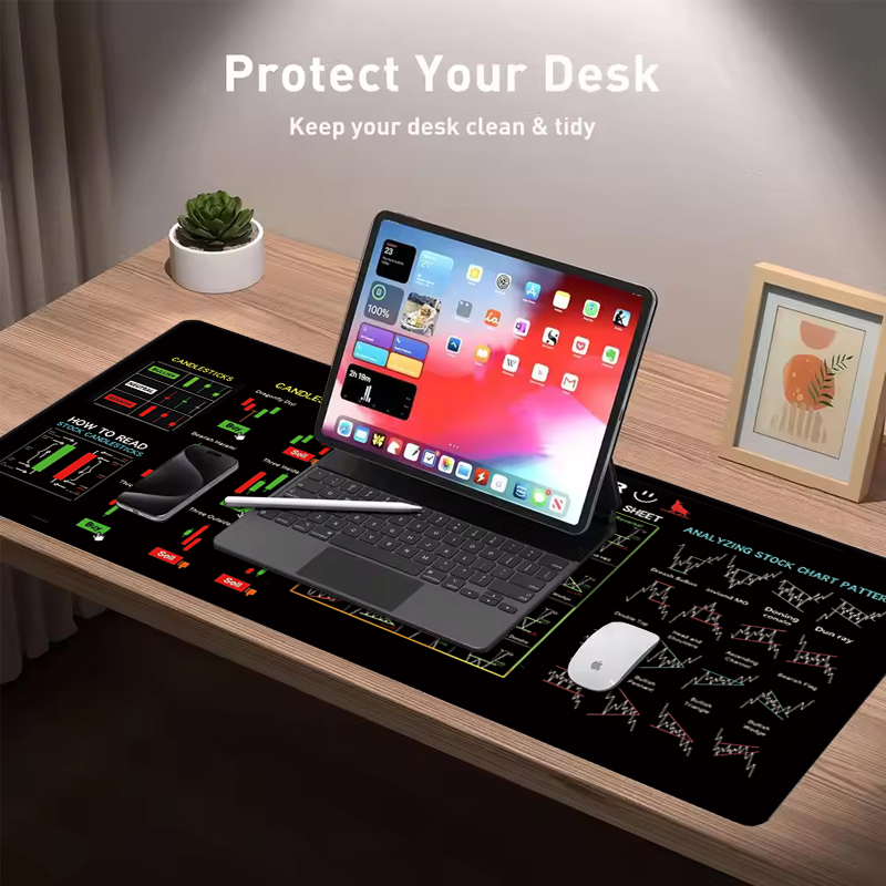 แผ่นรองเมาส์หนังลายเทียนหอมขนา - Desk Pad Leather Large บทวิจารณ์และราคา