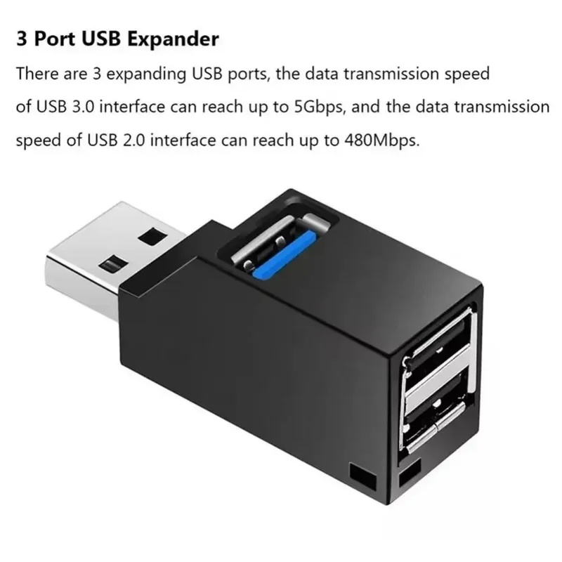 USB 3.0 2.0 หมุนได้ 3 พอร์ตฮับ - Desk Setup Usb Hub บทวิจารณ์และราคา