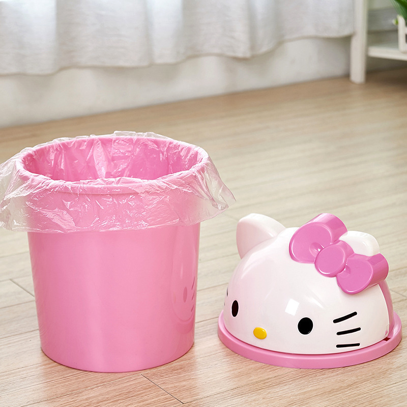 ถังขยะขนาดเล็ก Hello Kitty สำห - Desk Setup At Home บทวิจารณ์และราคา