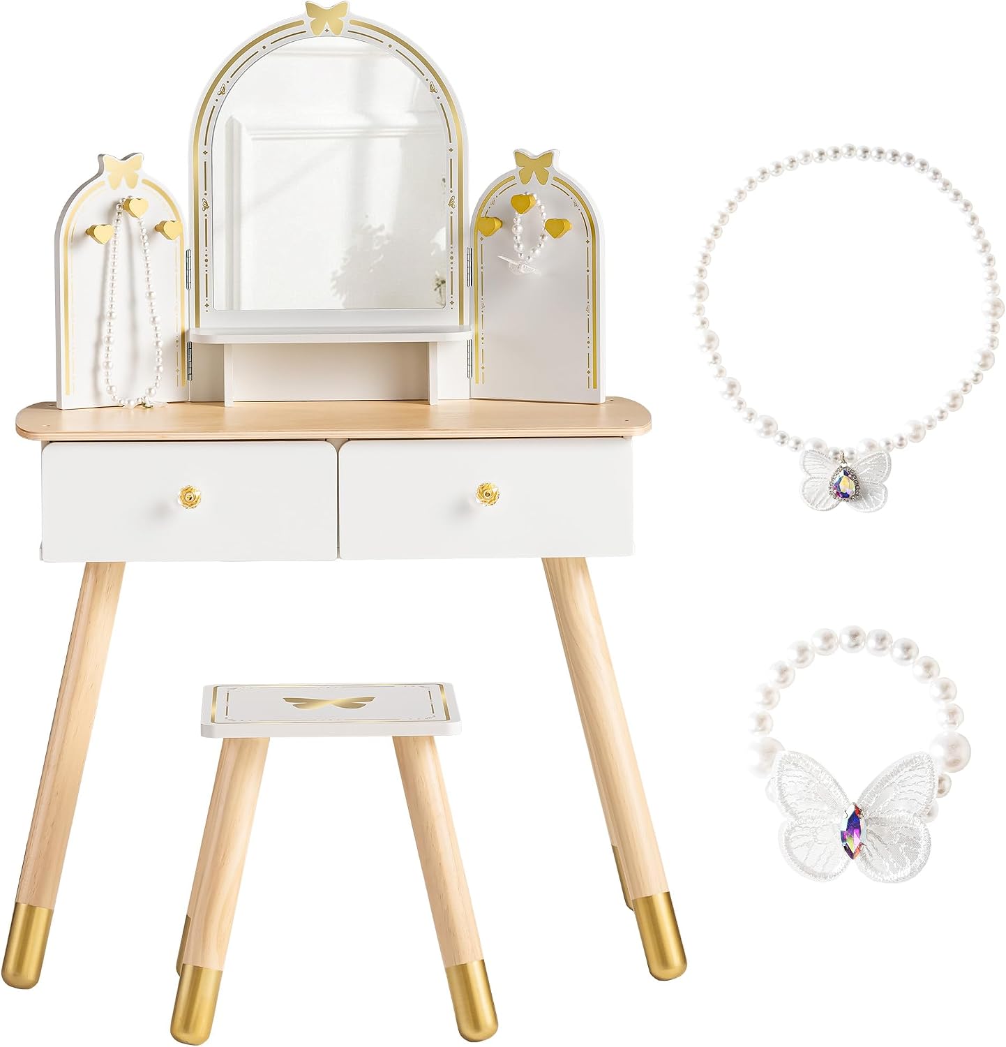 ชุดโต๊ะเครื่องแป้งเด็ก ROBOTIM - Desk Vanity Setup บทวิจารณ์และราคา