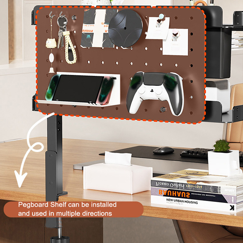 ชั้นวางของแบบหนีบขอบโต๊ะ 2 ชั้ - Desk Setup Organizer บทวิจารณ์และราคา