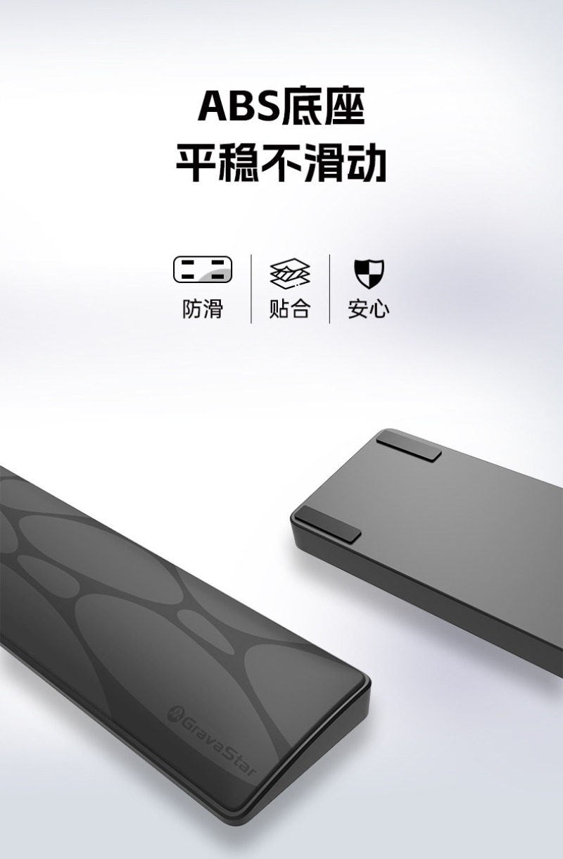 แผ่นรองข้อมือคีย์บอร์ด GravaSt - Ergonomic Desk Setup Keyboard บทวิจารณ์และราคา