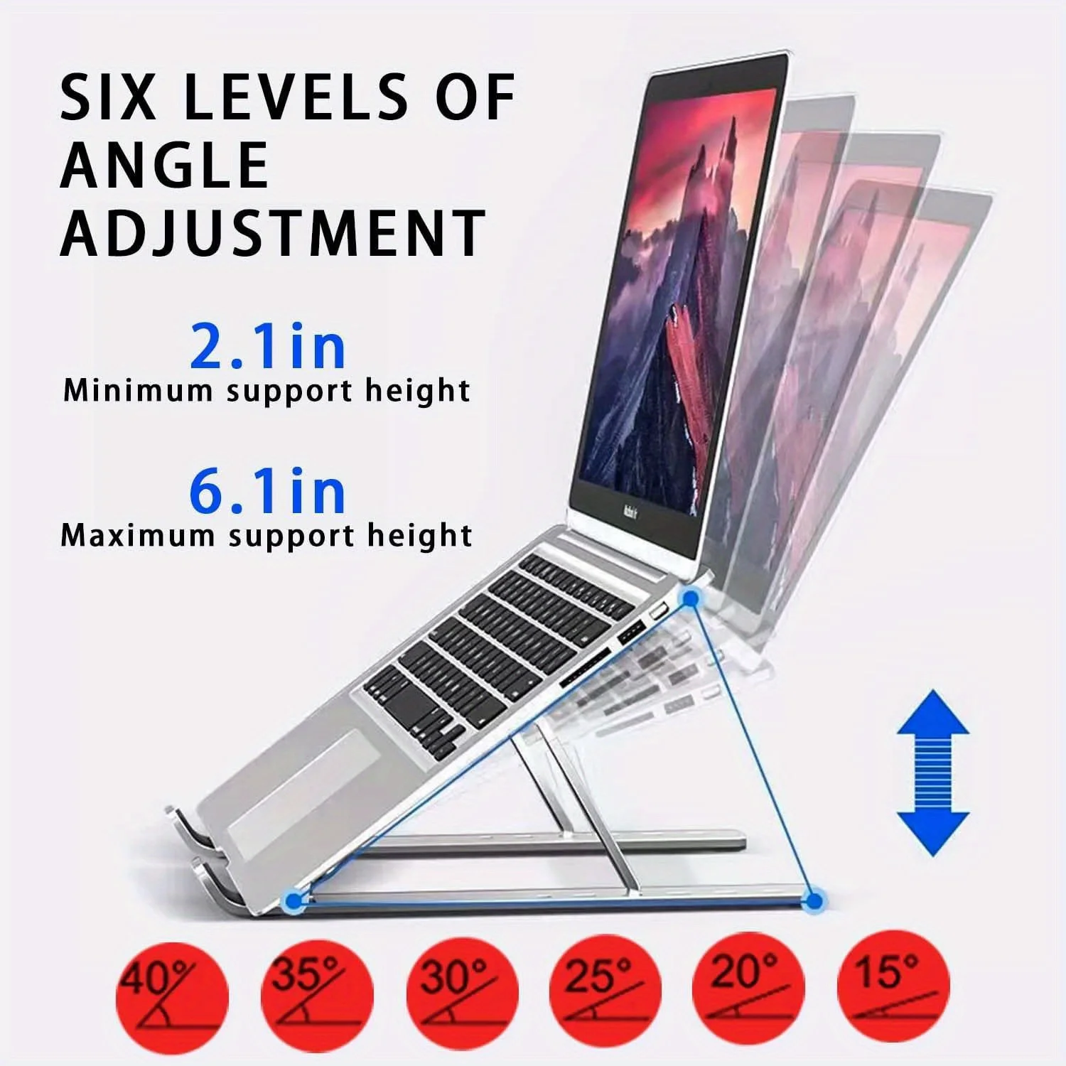 ขาตั้งโน้ตบุ๊กอะลูมิเนียมพับได - Desk Setup Mac บทวิจารณ์และราคา