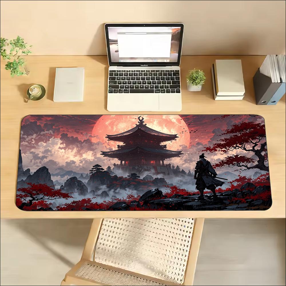แผ่นรองเมาส์ขนาดใหญ่ลายศิลปะภู - Desk Setup Gaming And Work บทวิจารณ์และราคา