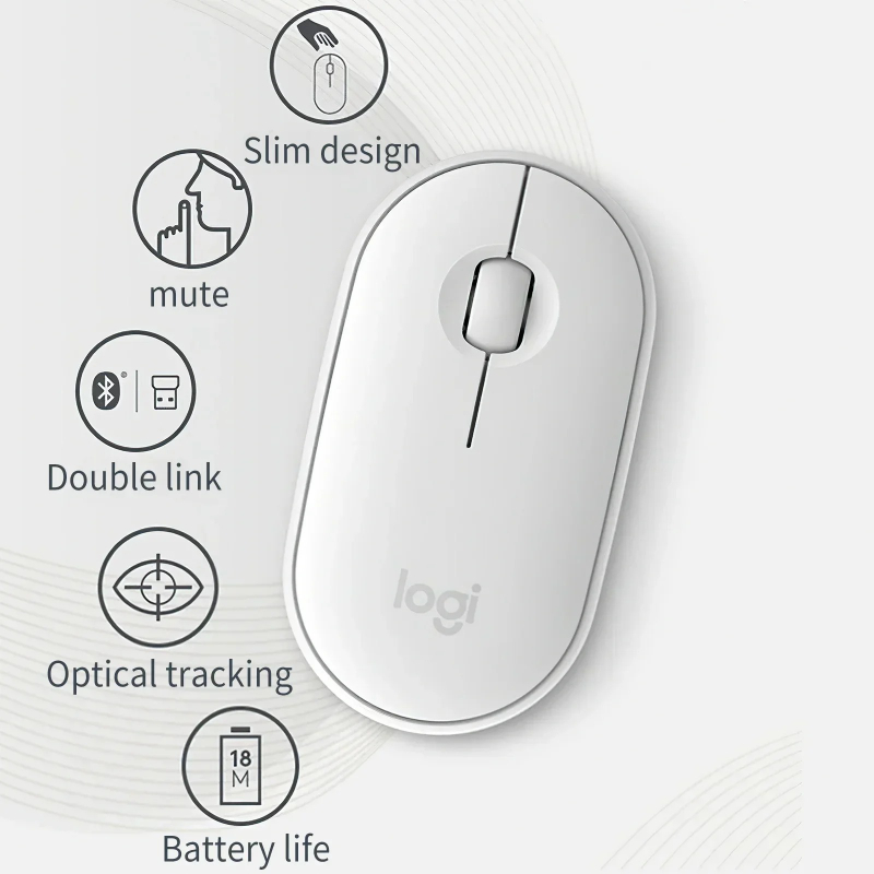 Logitech POP M350 เมาส์ตั้งโต๊ - Desk Setup Mac บทวิจารณ์และราคา