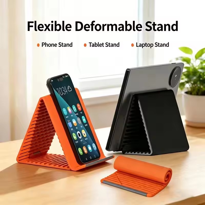 ขาตั้งโทรศัพท์แบบพกพาซิลิโคนสำ - Desk Setup Stand บทวิจารณ์และราคา