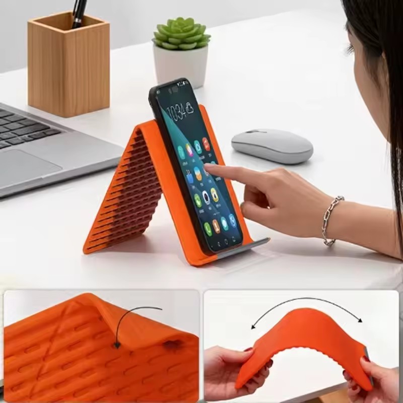 ขาตั้งโทรศัพท์แบบพกพาซิลิโคนสำ - Desk Setup Stand บทวิจารณ์และราคา