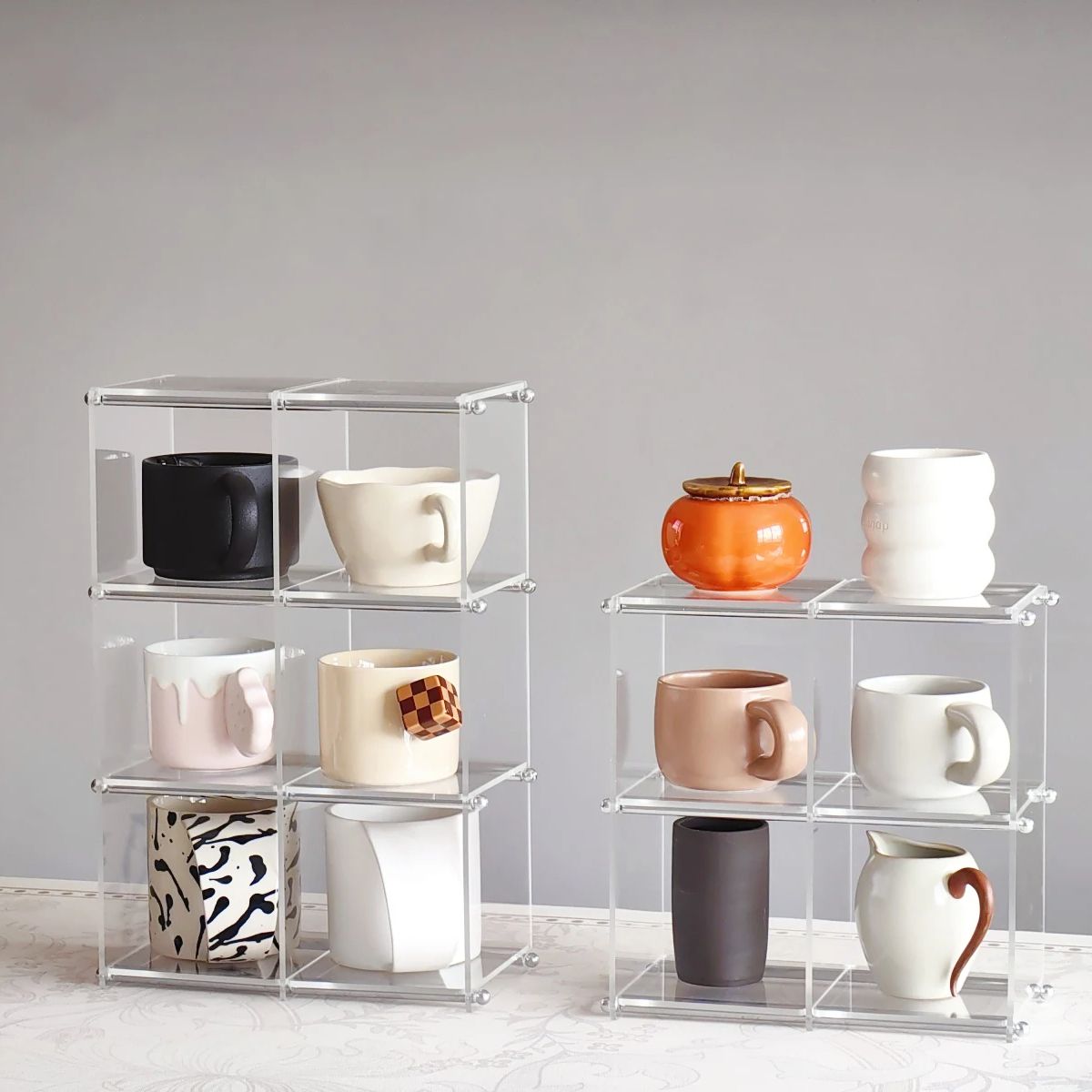 อะคริลิคชั้นวางถ้วยRackเดสก์ท็ - Desk Setup Organizer บทวิจารณ์และราคา