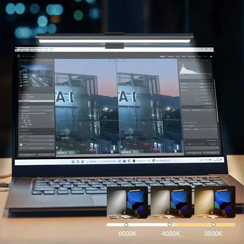 ไฟ LED สำหรับติดตั้งจอภาพสำหรั - Desk Setup Gaming And Work บทวิจารณ์และราคา