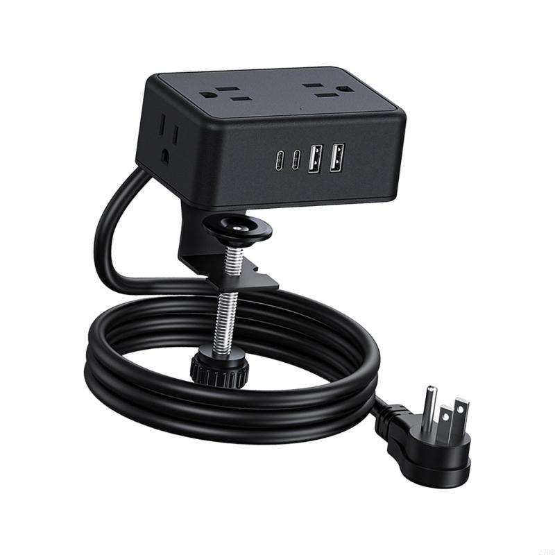 รางปลั๊กไฟแบบหนีบที่ปลอดภัย 4A - Desk Setup Usb Hub บทวิจารณ์และราคา