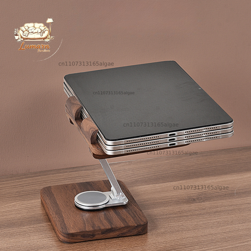 ขาตั้ง iPad ไม้แบล็ควอลนัท หมุ - Desk Setup Tablet บทวิจารณ์และราคา