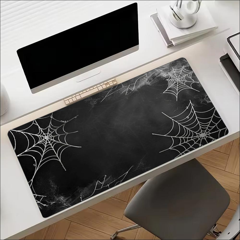 แผ่นรองเมาส์ขนาดใหญ่ลายใยแมงมุ - Desk Setup Gaming And Work บทวิจารณ์และราคา