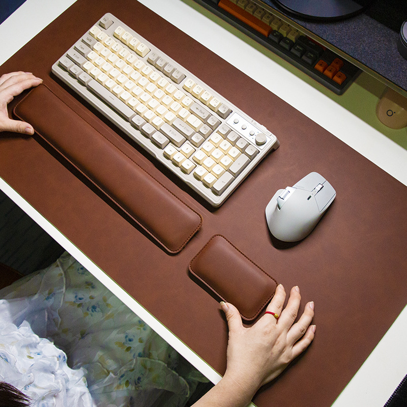 แผ่นรองเมาส์กันน้ำ PU ขนาดใหญ่ - Desk Pad Leather Large บทวิจารณ์และราคา