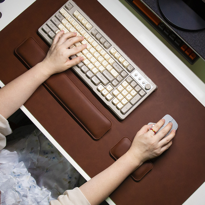 แผ่นรองเมาส์กันน้ำ PU ขนาดใหญ่ - Desk Pad Leather Large บทวิจารณ์และราคา
