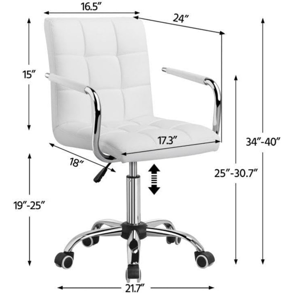 เก้าอี้โต๊ะเครื่องแป้ง - หุ้มห - Desk Vanity Setup บทวิจารณ์และราคา