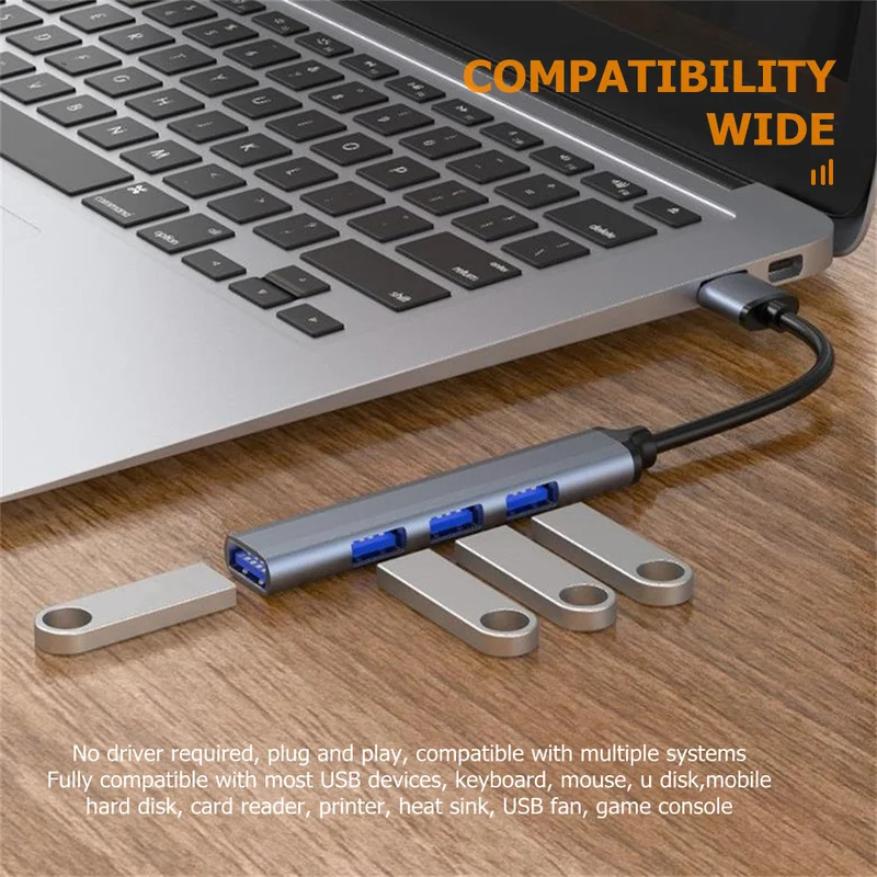 4 พอร์ต USB-C Hub 3.0/3.1-Mult - Desk Setup Usb Hub บทวิจารณ์และราคา