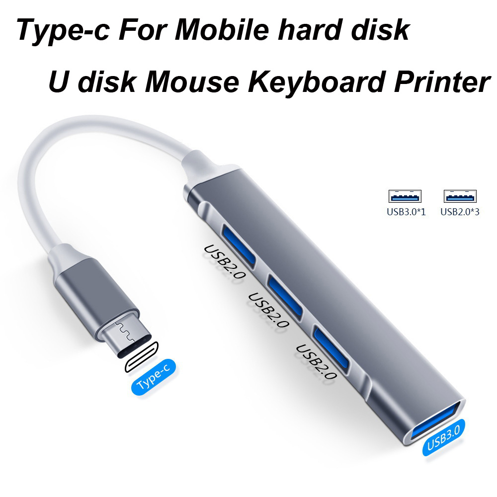 ฮับ USB 3.0 TYPE-C 3.1 4 พอร์ต - Desk Setup Usb Hub บทวิจารณ์และราคา