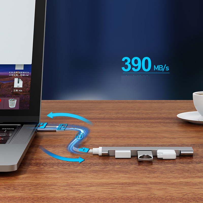 ฮับ USB 3.0 TYPE-C 3.1 4 พอร์ต - Desk Setup Usb Hub บทวิจารณ์และราคา