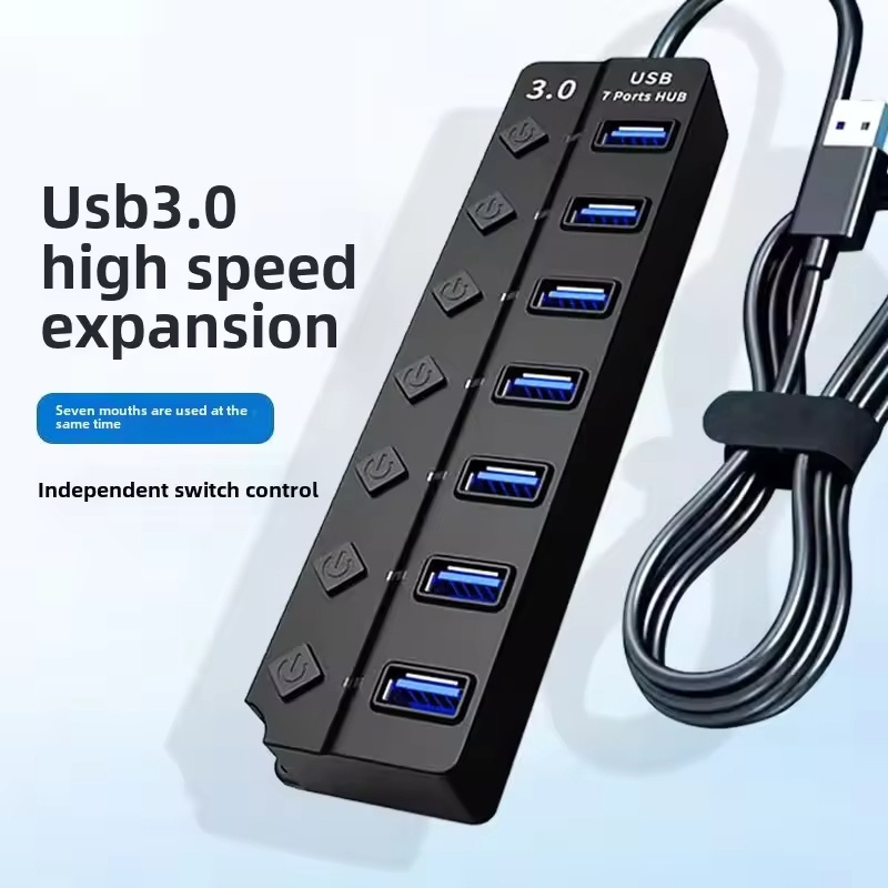 อะแดปเตอร์จ่ายไฟ USB 3.0 ฮับแย - Desk Setup Usb Hub บทวิจารณ์และราคา