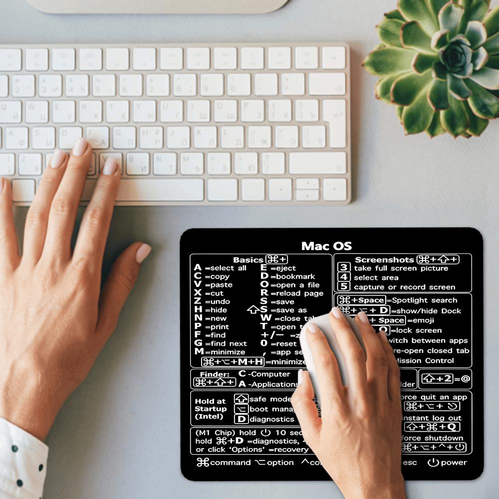 แผ่นรองเมาส์ยางทรงสี่เหลี่ยมเล - Desk Setup Mac บทวิจารณ์และราคา
