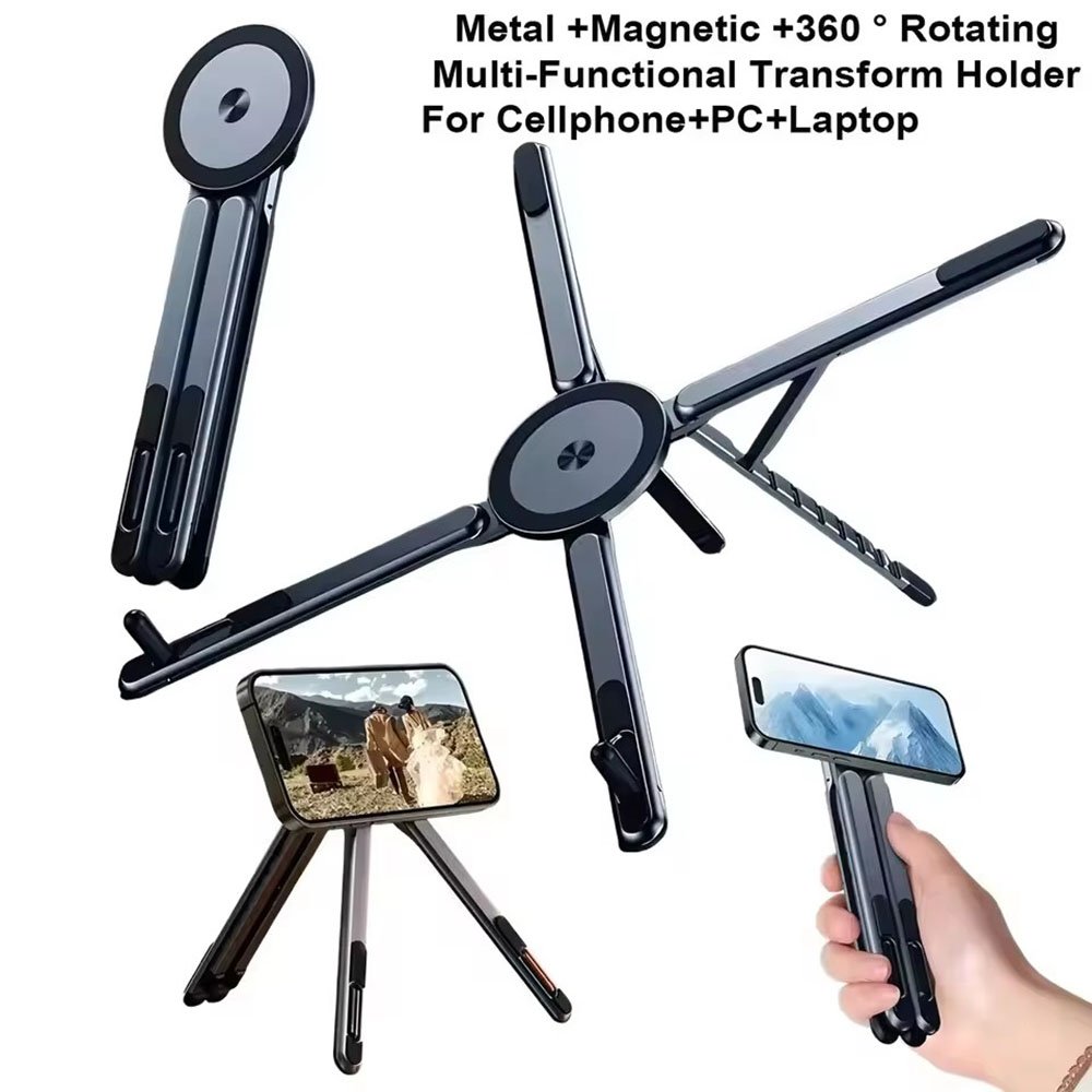 ที่วางโทรศัพท์แม่เหล็กแบบพกพาแ - Desk Setup Stand บทวิจารณ์และราคา