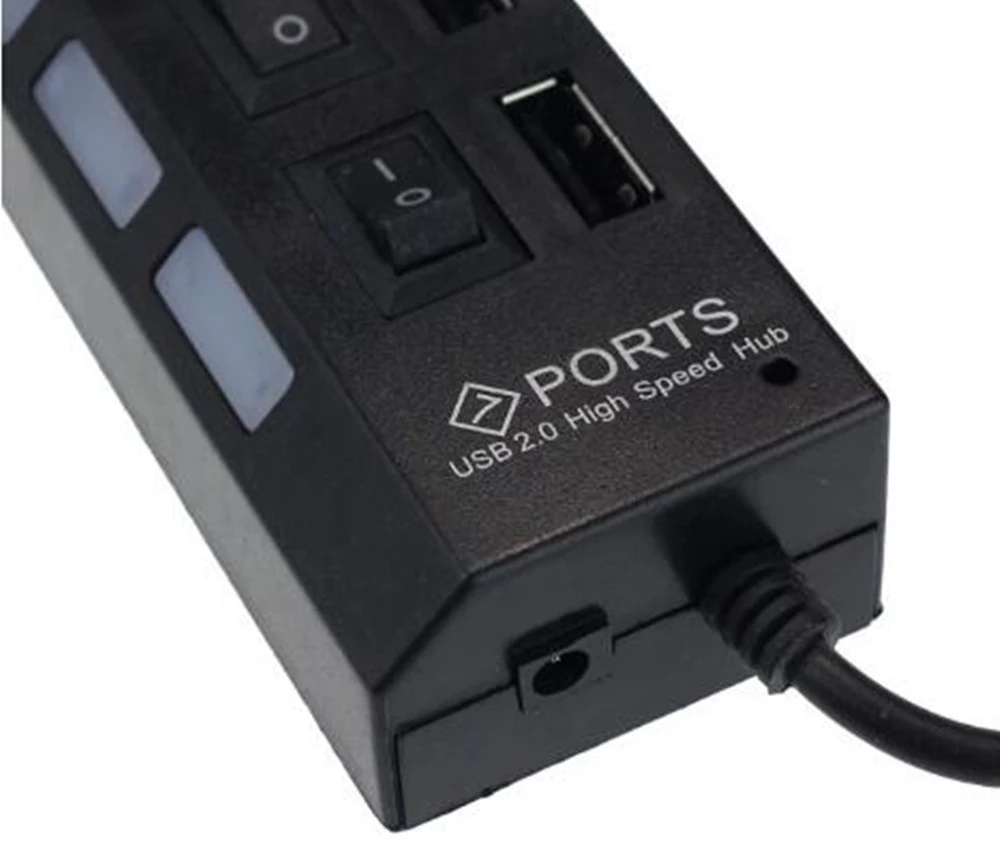 7 พอร์ตยูเอสบี 2.0 ฮับสปลิตเตอ - Desk Setup Usb Hub บทวิจารณ์และราคา