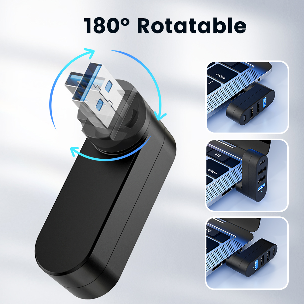 ยูเอสบีฮับ 3.0 มินิสปลิตเตอร์บ - Desk Setup Usb Hub บทวิจารณ์และราคา