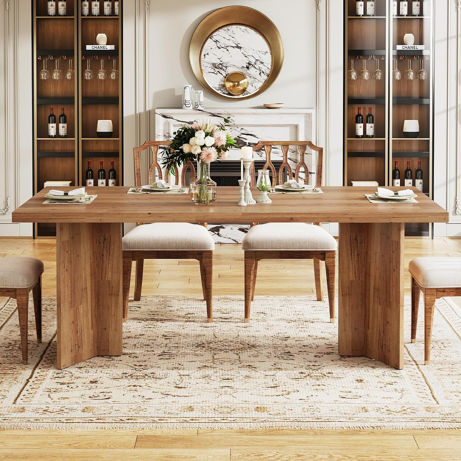โต๊ะรับประทานอาหารไม้ทรงสี่เหล - Desk Setup Living Room บทวิจารณ์และราคา